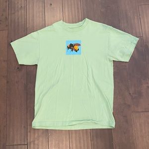 Flower Boy / Tyler The Creator / Tour T Shirt / Size : M / Color: Green and Blue